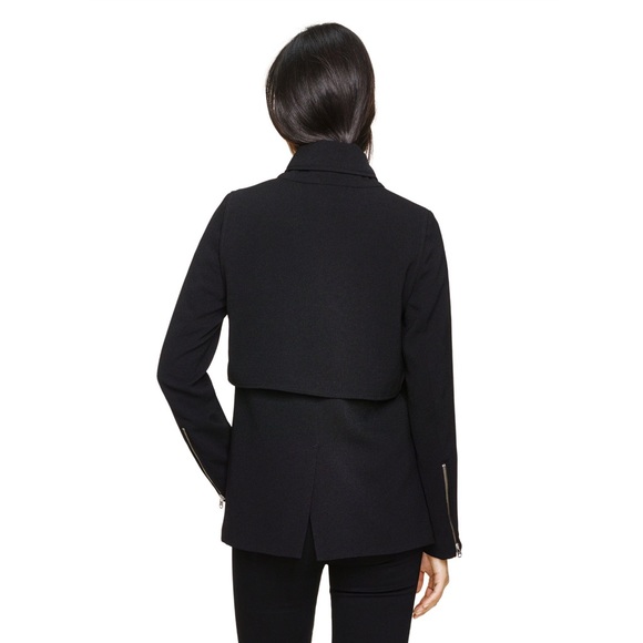 ARITZIA Wilfred Black Mayet Moto Jacket Medium - Picture 3 of 14